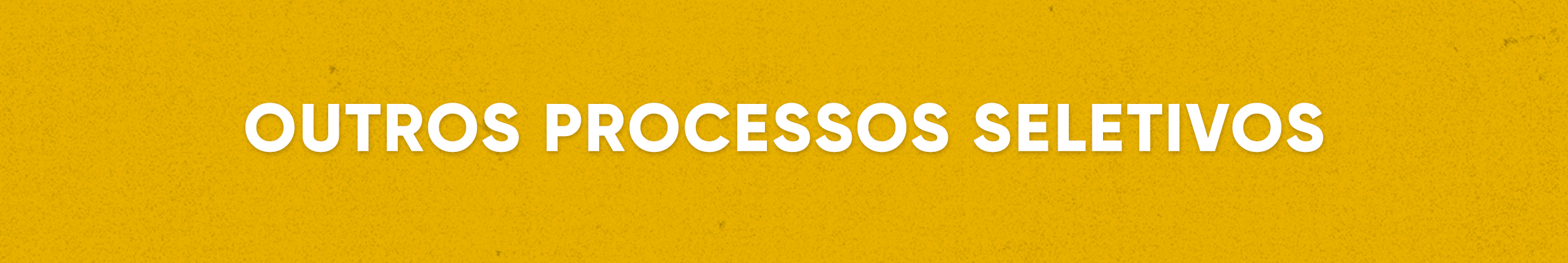 Banner do Outros Processos Seletivos